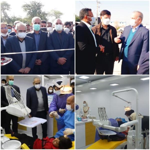 افتتاح طرح پزشکی جهادی نورآوران سلامت در شهر بستان