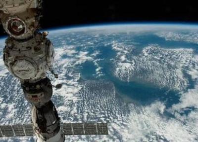 سلفی فضانورد اماراتی در ایستگاه فضایی
