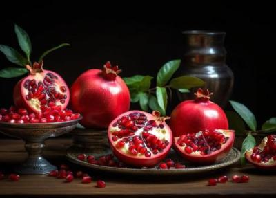 تزیین انار شب یلدا به 20 روش